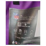 Minnesota Vikings XL Round Tailgate Table.
