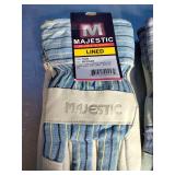 Majestic Winter Lined Pigskin Leather Palm Work Glove