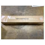 Costway 10FT Hanging Offset Umbrella 32 LED Lights Beige