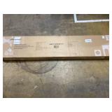 Costway Twin Size Floor Bed with Door & Fence with Safety Guardrails & Slats Support Gray