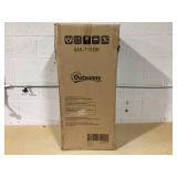 Outsunny 28" Tall Plastic Flower Pot Set of 3 Large Outdoor & Indoor Plastic Garden Planters