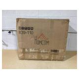 HOMCOM Convertible Floor Sofa Bed, Recliner Armchair Upholstered Sleeper Chair with Pillow for Living Room Bedroom Lounge, Gray