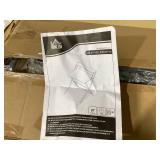 HOMCOM Small Folding Desk, 27.6 Inch Foldable Computer Desk with Monitor Shelf, Space Saving Portable Writing Table for Small Spaces, Home Office, Study, Easy Assembly, Black