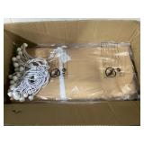 Outsunny 10 x 20ft Carport Roof, UV Resistant Canopy Replacement, Fits 84C-378V00 and 84C-206 Series, White (MISSING POLES)