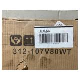 Qaba Kids Desk and Chair Set 5-8 Year Old with Storage, White