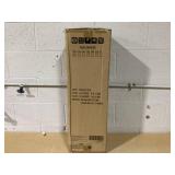 HOMCOM 2-In-1 Portable Electric Tower Heater, Oscillating Space Heater for Indoor Use with Remote Control, 8H Timer, Three Heating Modes(High, Low, Fan), 750W / 1500W, Black (Not Tested)