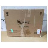 Outsunny Pool Basketball Net, Swimming Pool Basketball Game with Ball and Pump, Blue