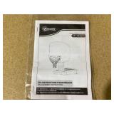 Outsunny Pool Basketball Net, Swimming Pool Basketball Game with Ball and Pump, Blue