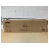 HOMCOM Accent Floor Storage Cabinet Kitchen Pantry with Adjustable Shelves and 2 Lower Doors, Gray