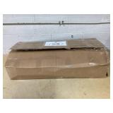 Qaba Pretend Play Kitchen, Kids Kitchen Playset with Play Phone, Chalkboard, Towel Rack & Ice Maker for 3-8 Years White (Used, Maybe Missing Hardware)