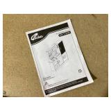 Qaba Pretend Play Kitchen, Kids Kitchen Playset with Play Phone, Chalkboard, Towel Rack & Ice Maker for 3-8 Years White (Used, Maybe Missing Hardware)