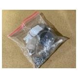 Qaba Pretend Play Kitchen, Kids Kitchen Playset with Play Phone, Chalkboard, Towel Rack & Ice Maker for 3-8 Years White (Used, Maybe Missing Hardware)