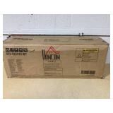 HOMCOM Freestanding Kitchen Pantry, 4-Door Kitchen Pantry Cabinet with Adjustable Shelves and Doors, Distressed White