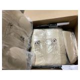 HOMCOM 10-Point Massage Recliner Chair, Vibration Massage Sofa with Ottoman Footrest, Faux Leather and Swivel Wood Base for Living Room & Bedroom, Beige