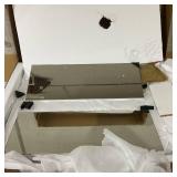 kleankin Bathroom Mirror Cabinet with Light, Bathroom Storage Cupboard with USB Charge, Adjustable Shelf, 35.5"W x 25.5"H, White