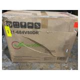 Vinsetto 6 Point Vibration Massage Office Chair, PU Leather Reclining Computer Chair with Adjustable Height, Brwon