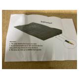 VEVOR Rubber Threshold Ramp, 3" Rise Threshold Ramp Doorway, 3 Channels Cord Cover Rubber Solid Threshold Ramp, Rubber Angled Entry Rated 2200 Lbs Load Capacity for Wheelchair and Scooter 24" L x 41.8