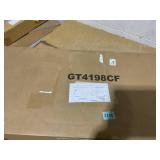 Costway Outdoor Fir Wood Bench with Foldable Middle Table, Gray