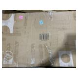 Costway 59-in W x 28.5-in H White Steel Garden Bench