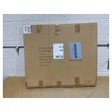 Blue Ridge Basket Company Synthetic Wicker Laundry Hamper Basket With Lid and Liner (Gray)