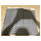 Blue Ridge Basket Company Synthetic Wicker Laundry Hamper Basket With Lid and Liner (Gray)