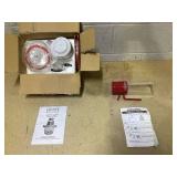 LOT OF 2 Lidia Bastianich 300-Watt Glass Bowl Electric Chopper & Kitchen HQ Spray & Pour Glass Oil Sprayer