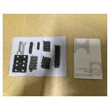 Costway 2 Pieces Outdoor Swivel Chairs Patio Dining Chairs with Padded Cushions