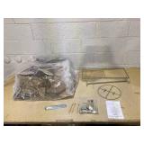 Costway 3-Piece Christmas Lighted Reindeer and Sleigh Set