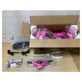 Qaba Vespa Licensed Kids Motorcycle 6V Toddler Motorcycle with Music, FM Radio, Headlight, Pink