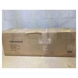 Goplus 6ft Pre-Lit Christmas Tree, Artificial Hinged Xmas Tree with 821 Branch Tips, 560 Warm White LED Lights, Foldable Metal Stand, Festival Decoration Tree for Home Office