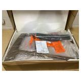 Costway Upholstered Armchairs Set of 2 with Cozy Backrest and Padded Seat Cushion-Brown (Maybe Missing Hardware. Attempted To Assemble)