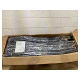 COSTWAY Outdoor Patio Bar Chair Set of 6, Folding Bar Height Stool with Metal Frame & Footrest, Patio Bar Stool for Balcony, Garden & Poolside (6, Coffee)