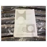 COSTWAY Outdoor Patio Bar Chair Set of 6, Folding Bar Height Stool with Metal Frame & Footrest, Patio Bar Stool for Balcony, Garden & Poolside (6, Coffee)