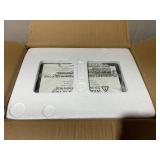 HOMCOM Electric Fireplace Stove, 18" Freestanding Fireplace Heater with Realistic Flame, Overheating Protection, Portable, 750W/1500W, Black