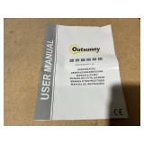 Outsunny 10FT Giant Inflatable Candy House Archway, Christmas Blow Up Arch with LED Lights for Indoor, Outdoor, Yard