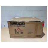 HOMCOM Overstuffed Office Chair, High Back Desk Chair with Foot Rest, Reclining PU Leather Computer Chair, Cream White (Missing Hardware)