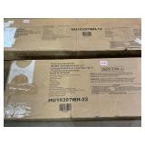 Costway Twin Over Full Convertible Bunk Bed with Twin Trundle-White 60"W x 78"D x 60"H