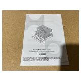 Costway Twin Over Full Convertible Bunk Bed with Twin Trundle-White 60"W x 78"D x 60"H