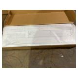 Costway Twin Over Full Convertible Bunk Bed with Twin Trundle-White 60"W x 78"D x 60"H