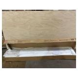 Costway Twin Over Full Convertible Bunk Bed with Twin Trundle-White 60"W x 78"D x 60"H