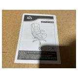 HOMCOM Massage Office Chair, Heated Reclining Computer Chair with 6 Vibration Points, Armrest and Remote, Pink (Damaged: Gas Cylinder See Photos)