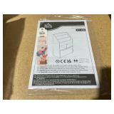 HOMCOM Kids Bookcase Multi-Shelf Book Rack with Mobile Drawer for Books, Toys, White