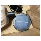 Solar-Powered Patio Offset Umbrella with 112 LED lights