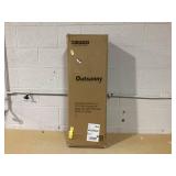 Outsunny 18 ft. W x 9 ft. L Plastic Blue & White Reversible Outdoor RV Rug Patio Floor Mat