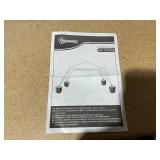 Outsunny HDPE Tent Weights Set of 4, Canopy Weights, Fill with Water or Sand, 104LBS ?8.75"/9.5" x 10" H