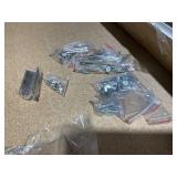 HOMCOM Fold-out Convertible Office Desk, Wall Mount Computer Desk with Blackboard and Side Shelf, White