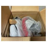 HOMCOM Backless Wobble Chair, Adjustable Active Ergonomic Stool Chair, with Rocking Motion, Padded, Red