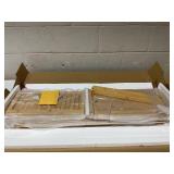 HOMCOM Bamboo Floor Cabinet Bathroom Floor Cabinet Living Room Organizer Tower with Multiple Shelves and Doors, Natural