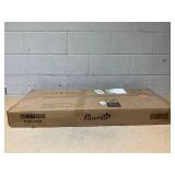 PawHut Elevated Dog Ramp for Bed, Foldable and Height Adjustable Pet Ramp for Cats with Non-Slip Finish, Pine 35.5" L x 16" W x 24" H, Black