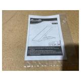 PawHut Elevated Dog Ramp for Bed, Foldable and Height Adjustable Pet Ramp for Cats with Non-Slip Finish, Pine 35.5" L x 16" W x 24" H, Black